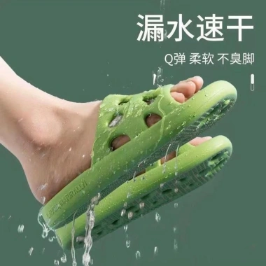 Dép nguyên khối thoáng khí nhẹ bền, đế bằng nhung 98 lỗ to giá 25.999 VND 6
