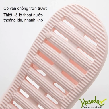 Dép nhà tắm kháng khuẩn siêu nhẹ, siêu mềm, chống trơn, lỗ thoát nước, giá chỉ 119.000₫ 7 Dép nhà tắm kháng khuẩn siêu nhẹ, siêu mềm, chống trơn, lỗ thoát nước, giá chỉ 119.000₫ 7