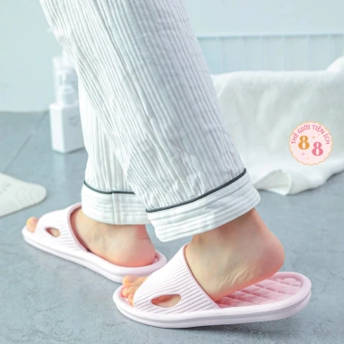 Dép Nhựa Dẻo Đi Trong Nhà - Chống Trơn Trượt, Siêu Bền, Đế Họa Tiết Trám 88.348 - 32.027 VND