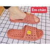 Dép nhựa lỗ vuông đan mặt cười Nam Nữ - êm chân, chống trượt, thích hợp nhà, tắm, văn phòng 5