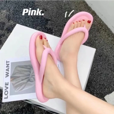 Dép Nhựa Mùa Lũ Xỏ Ngón Nữ Siêu Êm, Chân Thoải Mái, Chống Nước Trơn Trượt - 64.900₫