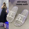 Dép Nhựa Quai Trong Họa Tiết Đế Vân Nổi – Thoải mái trong nhà tắm, chỉ 30.996 VNĐ 2