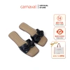 Dép Nữ Carnaval Đế Bệt Mũi Vuông Nơ To Da Mềm - Thoải Mái Đi Làm, Đi Chơi, Du Lịch, Giá Ưu Đãi 167k