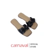 Dép Nữ Carnaval Đế Bệt Mũi Vuông Nơ To Da Mềm - Thoải Mái Đi Làm, Đi Chơi, Du Lịch, Giá Ưu Đãi 167k 2