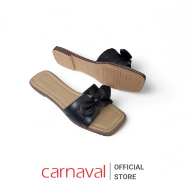Dép Nữ Carnaval Đế Bệt Mũi Vuông Nơ To Da Mềm - Thoải Mái Đi Làm, Đi Chơi, Du Lịch, Giá Ưu Đãi 167k 3