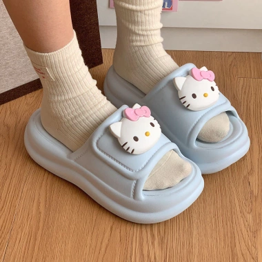 Dép nữ đế mềm EVA dày nâng cao, sandal mùa hè chống trượt, thích hợp đi biển du lịch ZS - Giá 193.800₫ 2