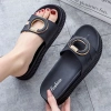 Dép nữ kiểu mới, đế cao 5 phân, chống thấm, chống trượt, quai ngang DN46 – 95.000₫ 8