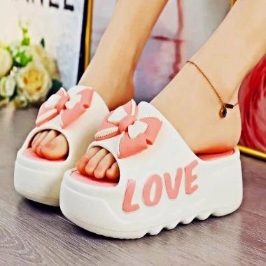 Dép nữ mùa hè nơ ngọt tăng chiều cao, đế dày Hàn Quốc 2.025, giá 296k, giao 48h