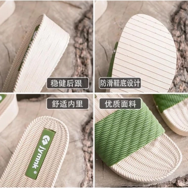 Dép nữ quai ngang DN05 xanh đế cao 5cm, tăng chiều cao, bền, phù hợp văn phòng, dạo phố - 89.000₫ 8