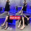 Dép nữ quai ngang PTLUXURY nhựa trong suốt bền bì dễ phối đồ Hàng cao cấp 39.5k 6