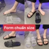 Dép nữ quai ngang PTLUXURY nhựa trong suốt bền bì dễ phối đồ Hàng cao cấp 39.5k 7