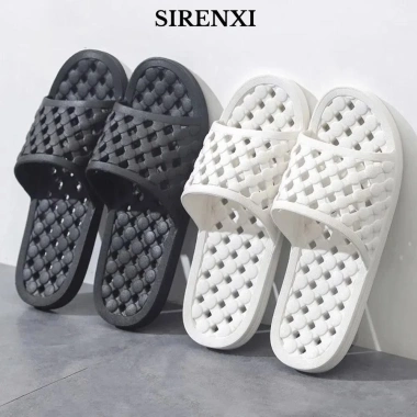 Dép Phòng Tắm SIRENXI PVC Chống Trơn Trượt, Nhanh Khô, Thiết Kế Rỗng - Giá 77.112đ