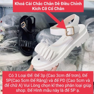 Dép Quai Hậu Sandal Nhún Sang Chảnh Đế PU Siêu Nhẹ Cực Êm Giá chỉ 99.000 VND 7 Dép Quai Hậu Sandal Nhún Sang Chảnh Đế PU Siêu Nhẹ Cực Êm Giá chỉ 99.000 VND 7