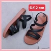 Dép quai hậu sandal nữ đế bệt thấp, quai dán, đi mưa, phù hợp văn phòng du lịch, thời trang nhiều dây – Giá chỉ 55k 7