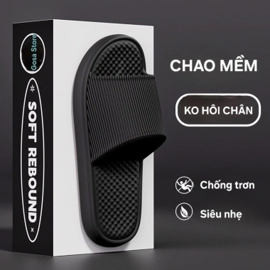 Dép quai ngang nam nữ cho nhà, văn phòng, spa, khách sạn - 35.000₫ (giảm từ 43.400₫) 3