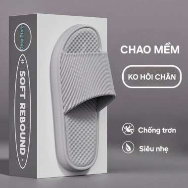 Dép quai ngang nam nữ cho nhà, văn phòng, spa, khách sạn - 35.000₫ (giảm từ 43.400₫) 8