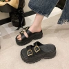Dép Quai Ngang Nữ 2 Khoá Độn Đế Răng Cưa Siêu Cấp Hot – Giá 79.700 VNĐ 8