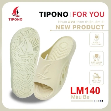 Dép quai ngang TIPONO LM140 nguyên khối đế êm mềm, chống trượt, thích hợp du lịch biển đi chơi nam nữ - Giá 125.000 VND 3