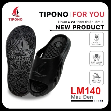 Dép quai ngang TIPONO LM140 nguyên khối đế êm mềm, chống trượt, thích hợp du lịch biển đi chơi nam nữ - Giá 125.000 VND 4