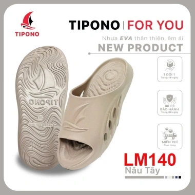Dép quai ngang TIPONO LM140 nguyên khối đế êm mềm, chống trượt, thích hợp du lịch biển đi chơi nam nữ - Giá 125.000 VND 6
