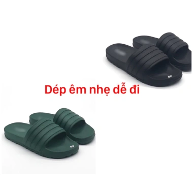 Dép quai ngang unisex nam nữ đúc nguyên khối, bền, êm, đế 3cm - Giá 48.500 VND 4