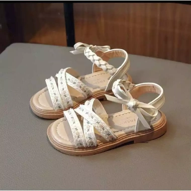 Dép quai Tết 22-35 bé gái cao cấp đính nơ - Đế mềm êm chân, thời trang mùa hè giá 220.000₫