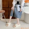 Dép quai vải mềm đẹp, đế cao 3cm, giá chỉ 75.000 VND, chọn size chuẩn 1B24 4