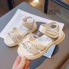 Dép sandal bé gái 5-12 tuổi màu trắng quai ngọc SG85, đi học dạo phố du lịch – 295.000₫ 5