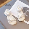Dép sandal bé gái 5-12 tuổi màu trắng quai ngọc SG85, đi học dạo phố du lịch – 295.000₫ 6