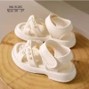 Dép sandal bé gái 5-12 tuổi màu trắng quai ngọc SG85, đi học dạo phố du lịch – 295.000₫ 7