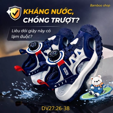 Dép Sandal Bịt Mũi urBan Nam Nữ KD01 - Đỏ Điểm Xanh, Không Hôi Chân, 445.000₫