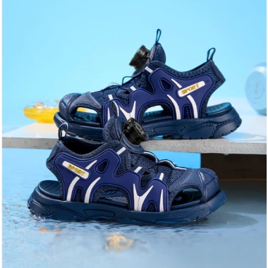 Dép Sandal Bịt Mũi urBan Nam Nữ KD01 - Đỏ Điểm Xanh, Không Hôi Chân, 445.000₫