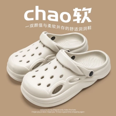 Dép sandal chạy bộ đế cao êm, thoáng khí, hình cún cỏ bốn lá, size 36‑41, giảm 31% chỉ 69.000đ