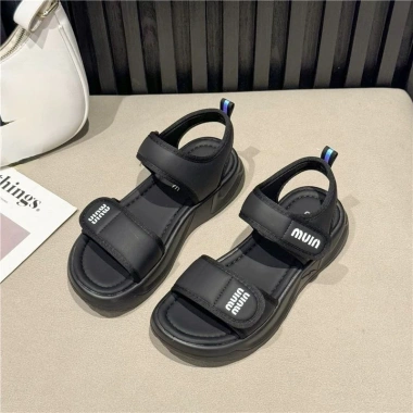 Dép sandal đi học miin đế cao 3cm quai ngang siêu nhẹ chống trượt - Giá chỉ 115k 8