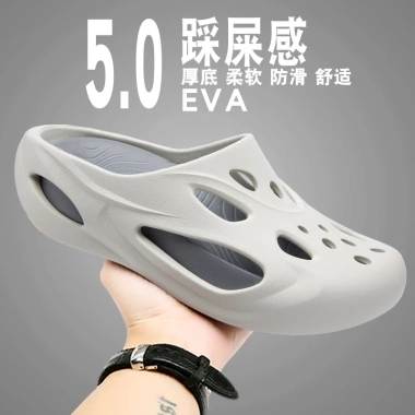 Dép sandal đục lỗ chống trượt phong cách thể thao thời trang nam - Đi biển mùa hè, 223.365₫