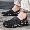 Đép sandal nam Đế xuồng chống trượt, thoáng khí thời trang Hàn Quốc, biển ngoài trời