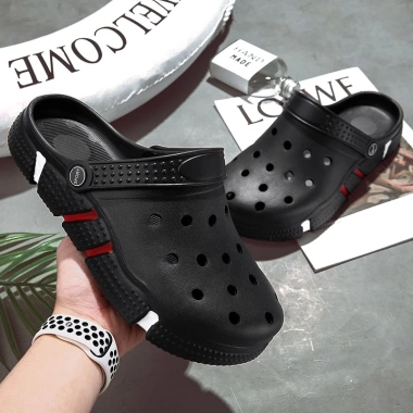 Dép sandal nam đi biển đơn giản sọc màu thời trang - đế chống trượt, lỗ thoáng khí, giá ưu đãi 168.750 9 Dép sandal nam đi biển đơn giản sọc màu thời trang - đế chống trượt, lỗ thoáng khí, giá ưu đãi 168.750 9