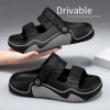 Dép sandal nam Hàn Quốc cao cấp, EVA 4.0cm, hai màu, chống trượt, phù hợp thể thao và đi biển 3