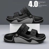 Dép sandal nam Hàn Quốc cao cấp, EVA 4.0cm, hai màu, chống trượt, phù hợp thể thao và đi biển 6