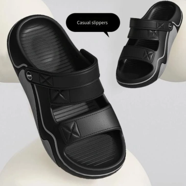 Dép sandal nam Hàn Quốc cao cấp, EVA 4.0cm, hai màu, chống trượt, phù hợp thể thao và đi biển