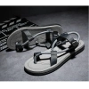 Dép sandal nam nữ mùa hè du lịch 3 màu Đen Xám Nâu giảm giá 105k tăng 1 size 4