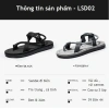 Dép sandal nam nữ mùa hè du lịch 3 màu Đen Xám Nâu giảm giá 105k tăng 1 size 5