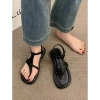 Dép sandal nữ đế thấp xỏ ngón girl phố quai hậu sang chảnh, đi học - Giá 149k 3
