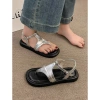 Dép sandal nữ đế thấp xỏ ngón girl phố quai hậu sang chảnh, đi học - Giá 149k 5