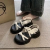 Dép Sandal Nữ Kết Nơ Đế Cao 4-5cm - Đi Êm Chân, Phù Hợp Đi Học và Đi Làm B1 6