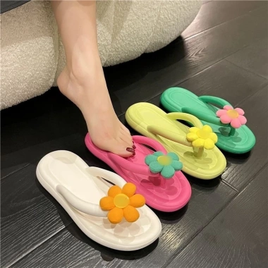 Dép Sandal Nữ Mặt Cười Dễ Thương Size 36-45 Thời Trang Mùa Hè Giá 79.000