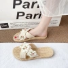 Dép sandal nữ mùa hè - Dép hoa đế bằng mới, Hàn Quốc, đi biển cute, chỉ 90.000₫ 3
