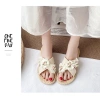 Dép sandal nữ mùa hè - Dép hoa đế bằng mới, Hàn Quốc, đi biển cute, chỉ 90.000₫ 7