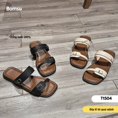 Dép sandal nữ quai chéo da PU chống nước T1.510 - Hot trend, giá chỉ 74.000₫ 6