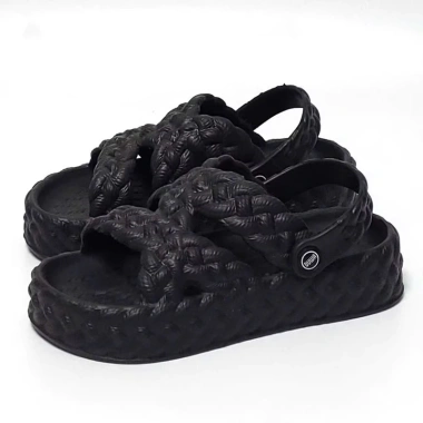 Dép sandal nữ quai chéo Đúc Độn 5cm EVA siêu nhẹ, bền - Đi biển, mưa, học, giá 76.000 5 Dép sandal nữ quai chéo Đúc Độn 5cm EVA siêu nhẹ, bền - Đi biển, mưa, học, giá 76.000 5